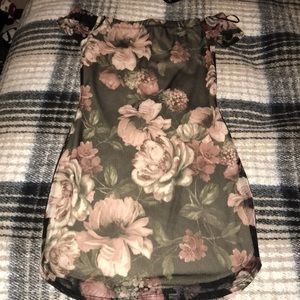 Off the shoulder floral dress